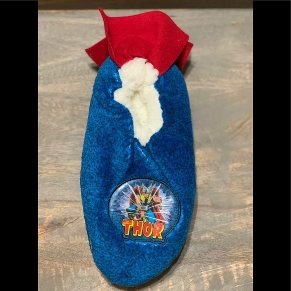 Thor Marvel Men’s Slipper Socks Fuzzy Babba - Picture 1 of 6